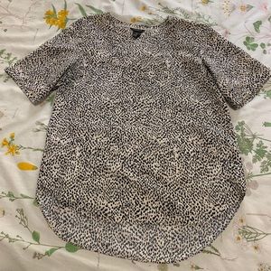Club Monaco modern leopard top